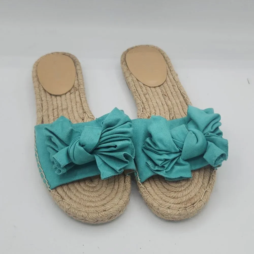 Nine West Espadrilles Bow Slide Sandles